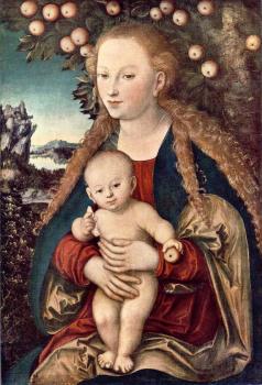 Lucas Il Vecchio Cranach : Virgin and Child
